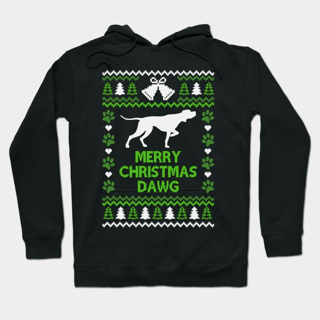 Merry Christmas Dawg Ugly Sweater Dog Shirt Hoodie by Hobbybox